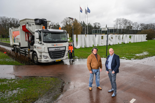 Vuilniswagens rijden de optimale route, dankzij een wiskundig model van de Universiteit Twente